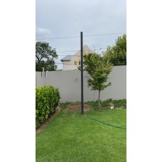 Wooden Gum Poles including installation per pole per end